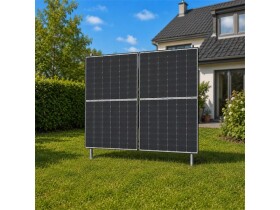 Plotová konstrukce TIPA pro 2 solární panely 910Wp