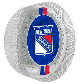 Mustang Puk New York Rangers NHL Crystal Ribbon