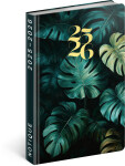 18měsíční týdenní diář 2025/2026 NOTIQUE Petito - Monstera, 11 x 17 cm