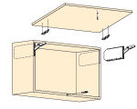 Blum Sada Aventos HKi Tip On PIM mechanismus: slabý (BLAHKI_53)