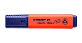 STAEDTLER Zvýrazňovač Textsurfer Classic červená / Klínový hrot 1-5 mm / Plnitelný (364-2)