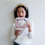 MIMI & LULA Dětská šperkovnice Unicorn Pink, růžová barva, textil