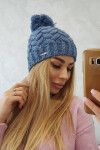Fleecová čepice Waleria K307 denim UNI