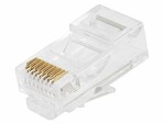 Solarix Konektor RJ45 CAT6 UTP 8p8c pro drát,100ks, KRJ45/6SLD