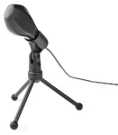 Nedis USB mikrofon / Stolní mikrofon / Kabelové / USB / 1,35 m kabel (MICTU100BK)