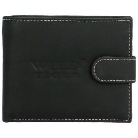 Pánská kožená peněženka WILD Parwen, černá