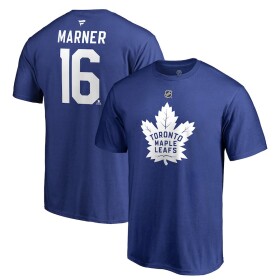 Fanatics Pánské Tričko #16 Mitch Marner Toronto Maple Leafs Stack Logo Name & Number Velikost: XL