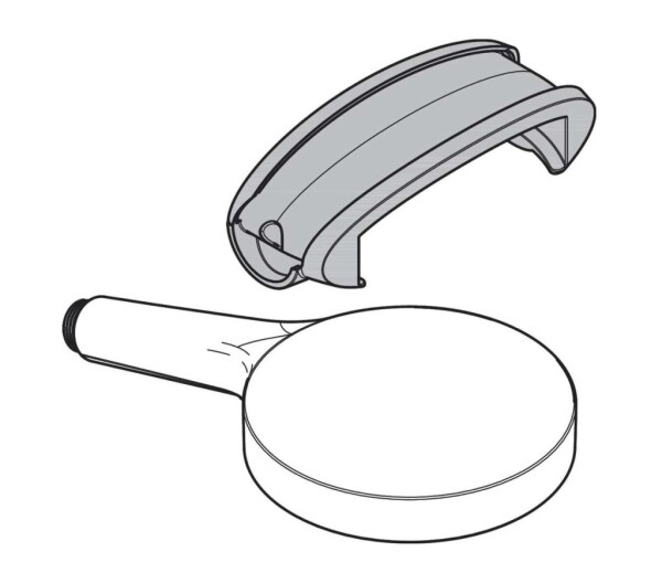 HANSGROHE - Náhradní sprcha s adaptérem Allrounder, chrom 93829000