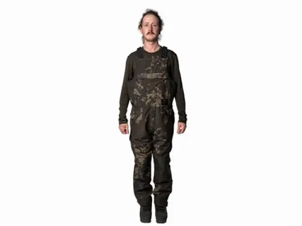Nash Kalhoty Zero Tolerance Helluva Waterproof Bib and Brace Camo L (C6532)