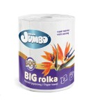 Papírová utěrka kuchyňská JUMBO SLON 500 útržků 2 vrstvý bílý