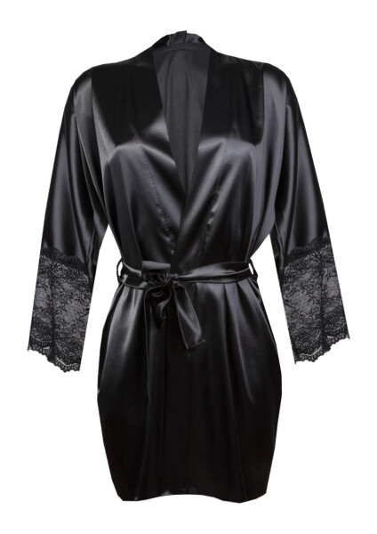 DKaren Housecoat Cameron Black