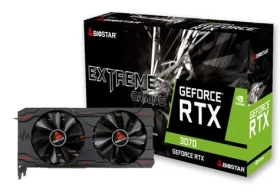 Biostar GeForce RTX 3070 8GB / Grafická karta / 1550 MHz / 8GB GDDR6 / 256-bit / 1x HDMI + 3x DP (VN3706RM82)