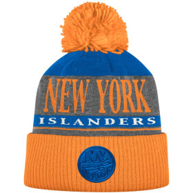 Adidas Pánská Zimní Čepice New York Islanders Cuffed Knit Hat With Pom