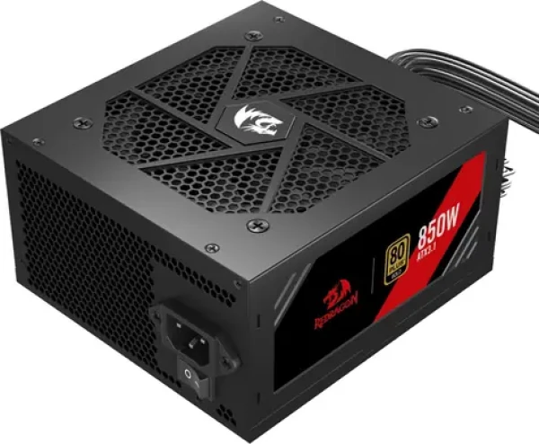 Redragon GC-PS007-SE / Napájecí zdroj / ATX 3.1 / 850W / 80PLUS Gold / PCIe 5.1 / nemodulární / 120 mm (GC-PS007-SE)