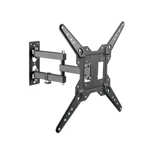 Brateck LPA68-443 černá / Výsuvný nástěnný držák pro TV 23"-55" / polohovatelný / nosnost 30kg (BRLPA68443)