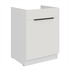 Spodní skříňka pod dřez Aria 60 ZL 1S BB - Premium Box Barva korpusu: Bílá, Barva dvířek: WH - Crystal white AFM
