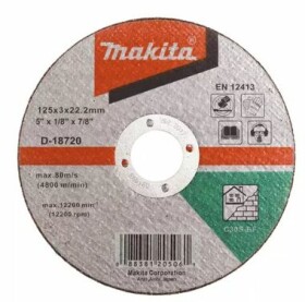 Makita D-18720 Řezný kotouč na kámen 125 x 2.5 mm x 22.23 mm (D-18720)