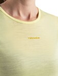 ICEBREAKER Wmns Merino 125 ZoneKnit™ Energy Wind SS Tee, Lux/Lucid/Cb (vzorek) velikost: S