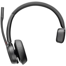 HP Poly Voyager 4310 USB-A Headset +BT700 Dongle Počítače Sluchátka On Ear Bluetooth® mono černá Potlačení hluku regulace hlasitosti, Vypnutí zvuku mikrofonu