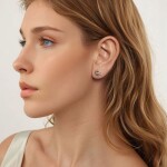 Stříbrné náušnice motiv Slunce - stříbro 925/1000, Stříbrná