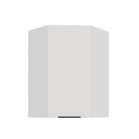 Horní rohová skříňka Aria 60x60 GN-90 1F (45°) Barva korpusu: Bílá, Barva dvířek: WH - Crystal white AFM