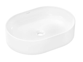 HANSGROHE - Xuniva U Umyvadlo na desku, 55x40 cm, bez přepadu, bílá 60166450