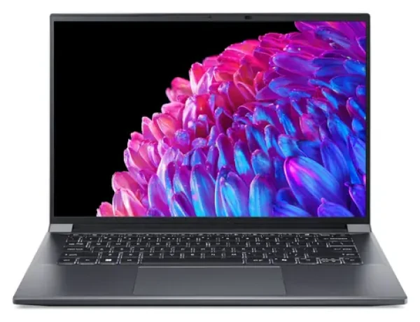 Acer Swift X šedá / Notebook / 14.5" 2.8K OLED 120Hz / Intel Core Ultra 5 125H / 32 GB / 1 TB SSD / RTX 3050 6GB / W11P (NX.KR6EG.002)