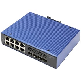 Digitus DN-651161 průmyslový ethernetový switch, 8 + 4 Port, 1 GBit/s