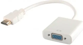 SAVIO CL-27B HDMI - VGA adaptér M-F bílá (KBASAVADA0011)