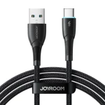 Joyroom SA32-AC3 Nabíjecí kabel USB-A (M) - USB-C (M) 3A 1.0m černá (SA32-AC3 1m Bl)