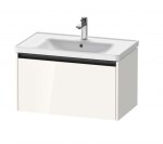 DURAVIT - Ketho.2 Umyvadlová skříňka 44x78x46 cm, 1 zásuvka, lesklá bílá K25083022220000