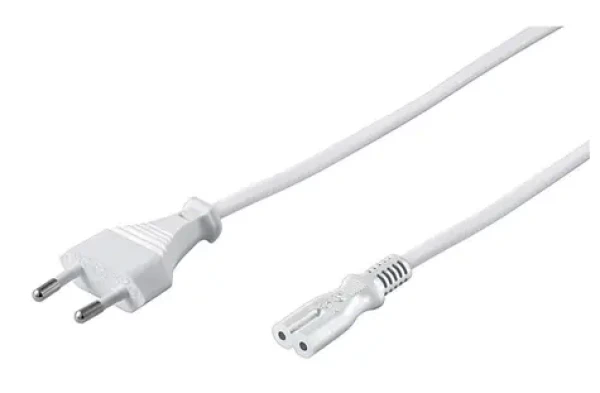 MicroConnect Power Cord EU C - C7 5m bílá (PE030750W)