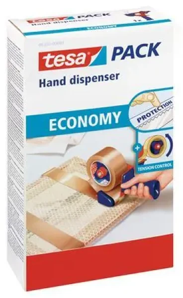 Tesa tesapack Economy / Odvíječ pásky / Ruční / Max. šířka 5 cm (06300-00001-01)