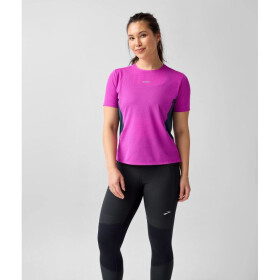 Dámská běžecká mikina High Point Short Sleeve 2.0 růžová s