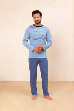 Pyžamo Regina 492 dlouhé/r 2XL Z25/26 pánské lehká melanž XXL