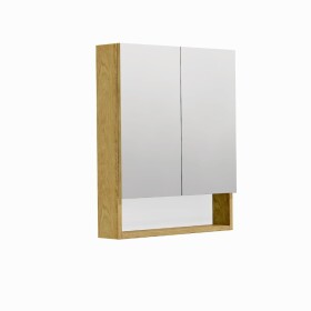 Zrcadlová skříňka SAT Cubeway 60x14x72 cm lamino dub hickory GALCU60DH GALCU60DH