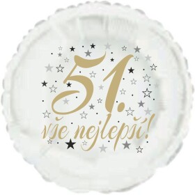 51. narozeniny balónek kruh Balonky.cz 51. narozeniny balónek kruh Balonky.cz