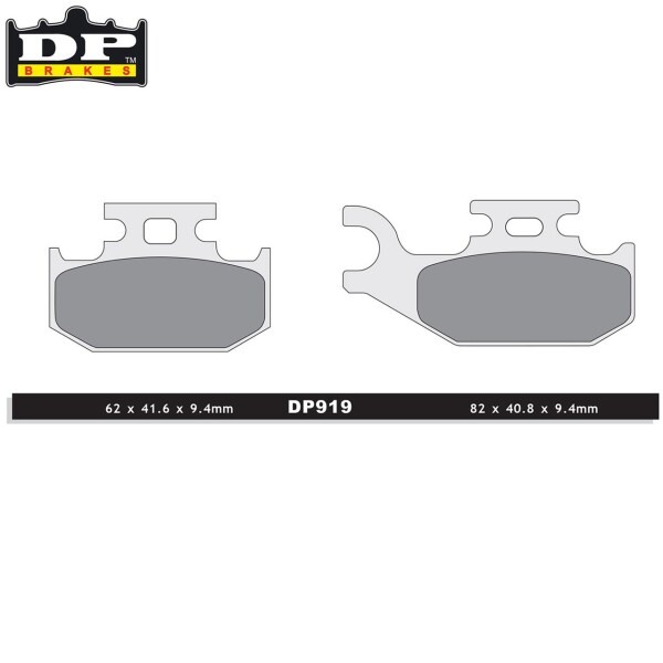 DP Brakes Přední brzdové destičky na Suzuki LTA 750-pravá strana