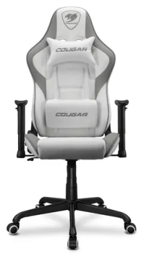 COUGAR Armor Elite bílá / Herní židle / nastavitelná / syntetická kůže / pojezd. kolečka / nosnost 120 kg (CGR-ELI-WHB)