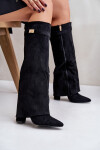 Kozačky na podpatku model 202728 Step in style 40