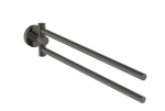 IDEAL STANDARD - IOM Držák ručníků, otočný, délka 37 cm, Magnetic Grey A9131A5