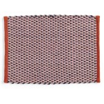 HAY Jutová rohožka Pink 50 × 70 cm, růžová barva, textil