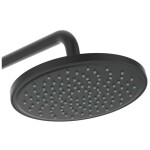 IDEAL STANDARD - Cerafine O Sprchový set s vanovou baterií, průměr 20 cm, 1 proud, černá BC749XG