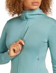 ICEBREAKER Wmns 260 Quantum IV LS Zip Hood, Hydro (vzorek) velikost: S