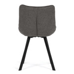 Jídelní židle, šedá, látka, HC-V3068 GREY2