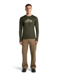 ICEBREAKER Mens Merino 150 Tech Lite LS Tee AorakiExplor, Dark Loden velikost: L