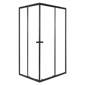 KERRA - Sprchový kout Olga černá SQ 100x90(bez vaničky) 5907548125910