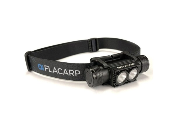Flacarp Vodotěsná nabíjecí čelovka HL3UV bílá + UV LED,Flacarp Vodotěsná nabíjecí čelovka HL3UV bílá + UV LED