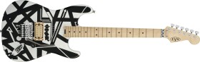 EVH Striped Series Shapes MN WHT BLK