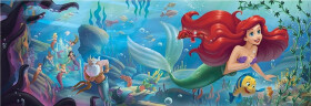 Puzzle Panorama: Malá mořská víla 1000 dílků - Schleich Wild Life